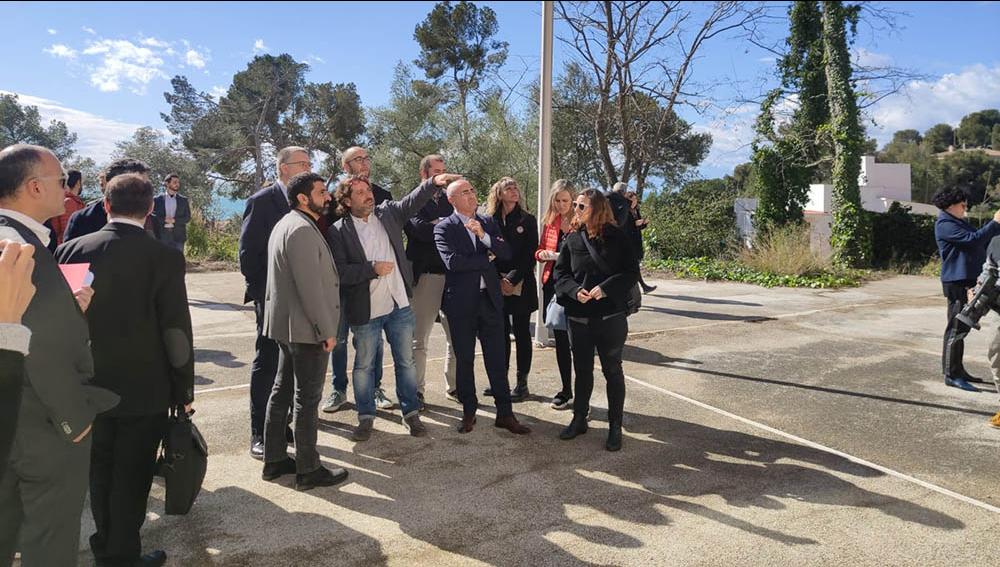 Roda de premsa Chakir el Homrani i l’alcalde de Tarragona 