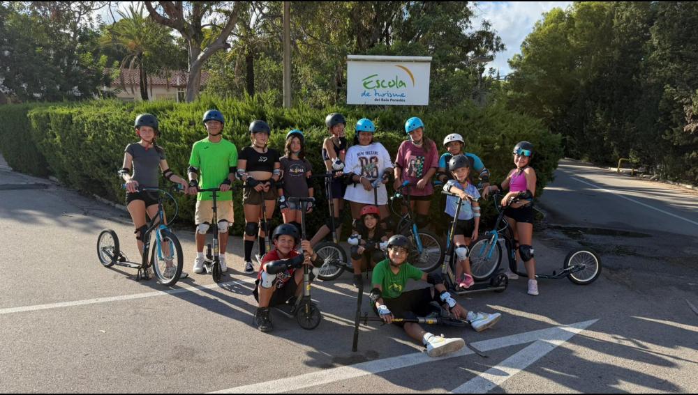 Egícps fent scootering 